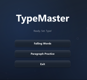 TypeMaster app screenshot